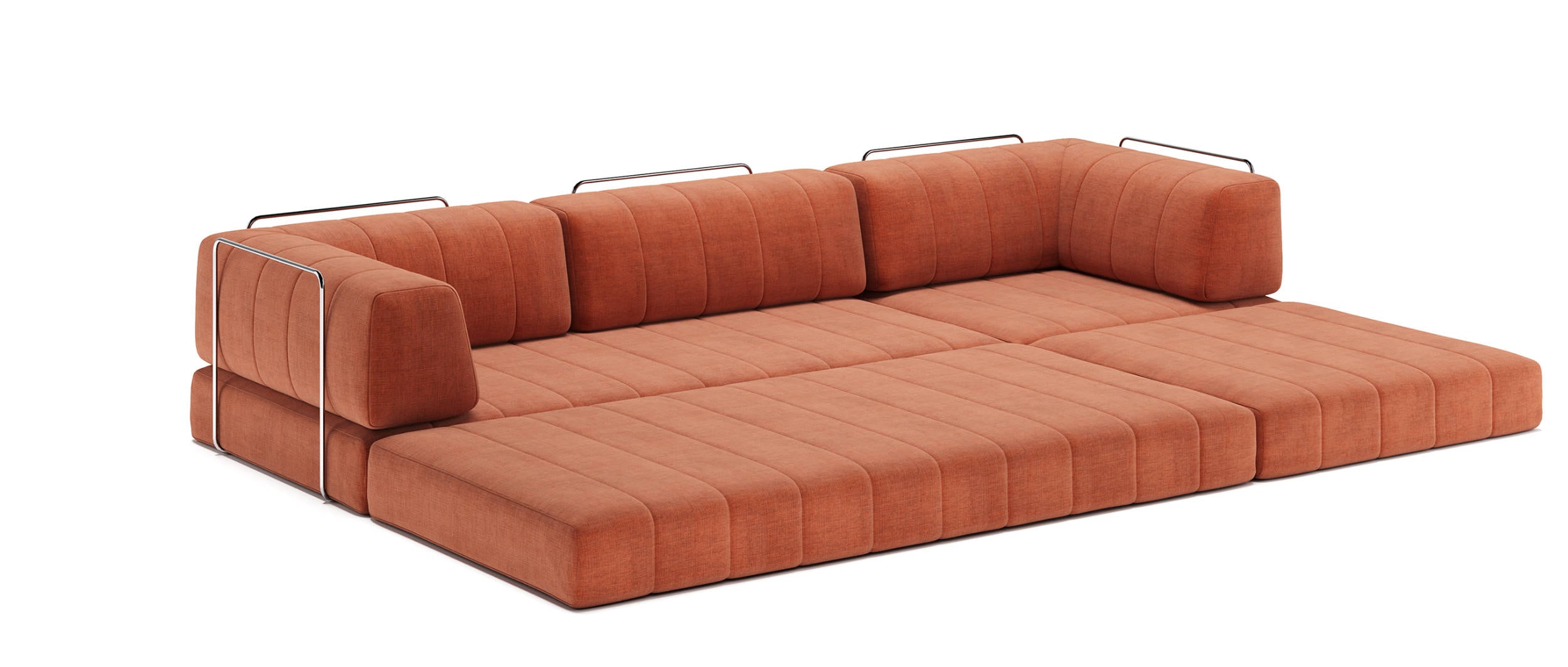 Das Innovation COZYPAD Schlafsofa XL verfügt über eine großzügige Liegefläche von ca. 200 x 300 cm