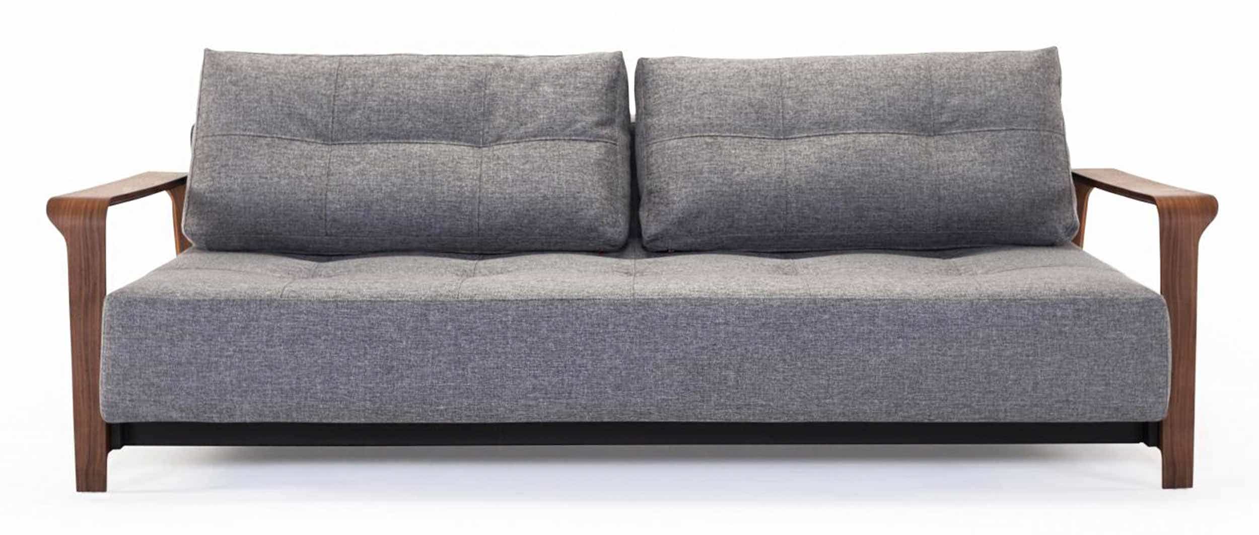 RAN DELUXE 3-Sitzer Schlafsofa hat 2 Rückenkissen, die immer im Lieferumfang enthalten sind 