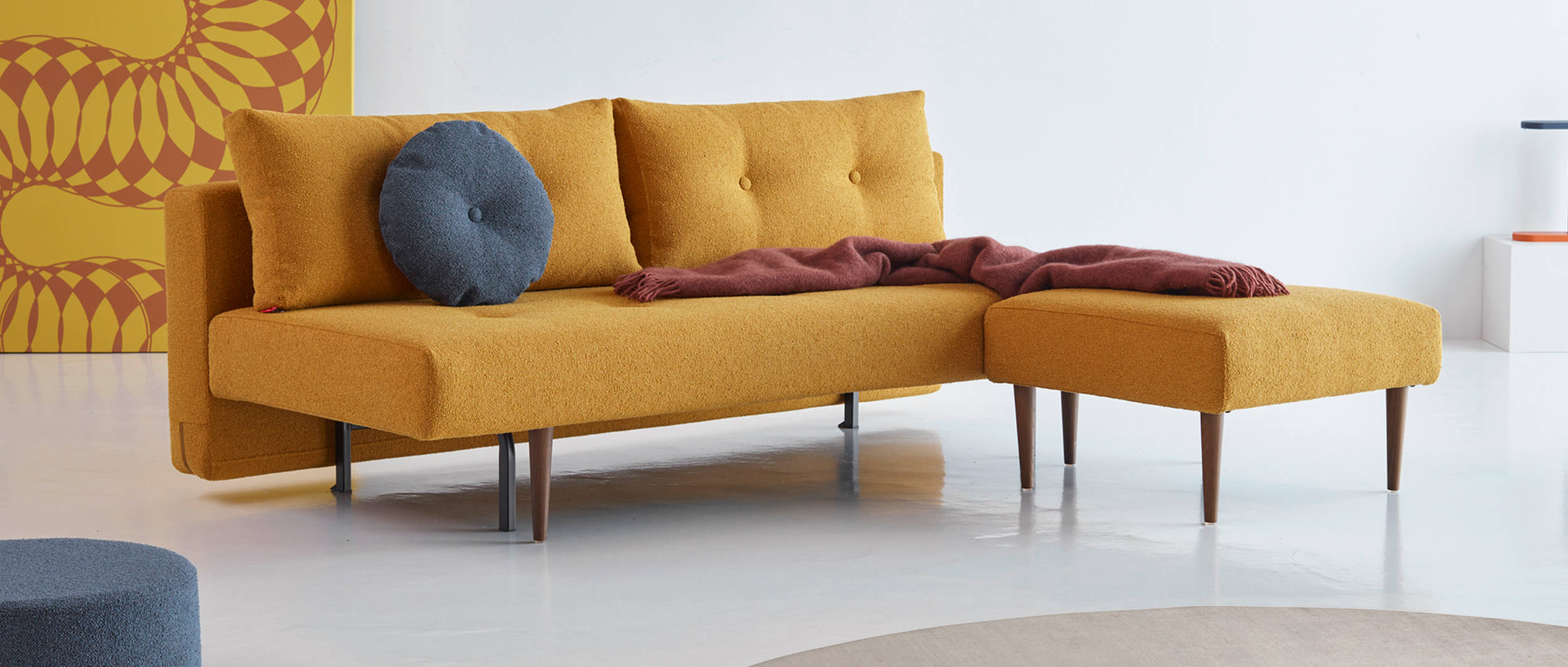 Als perfekte Ergänzung - Hier im Stoff Boucle Ochre (536)