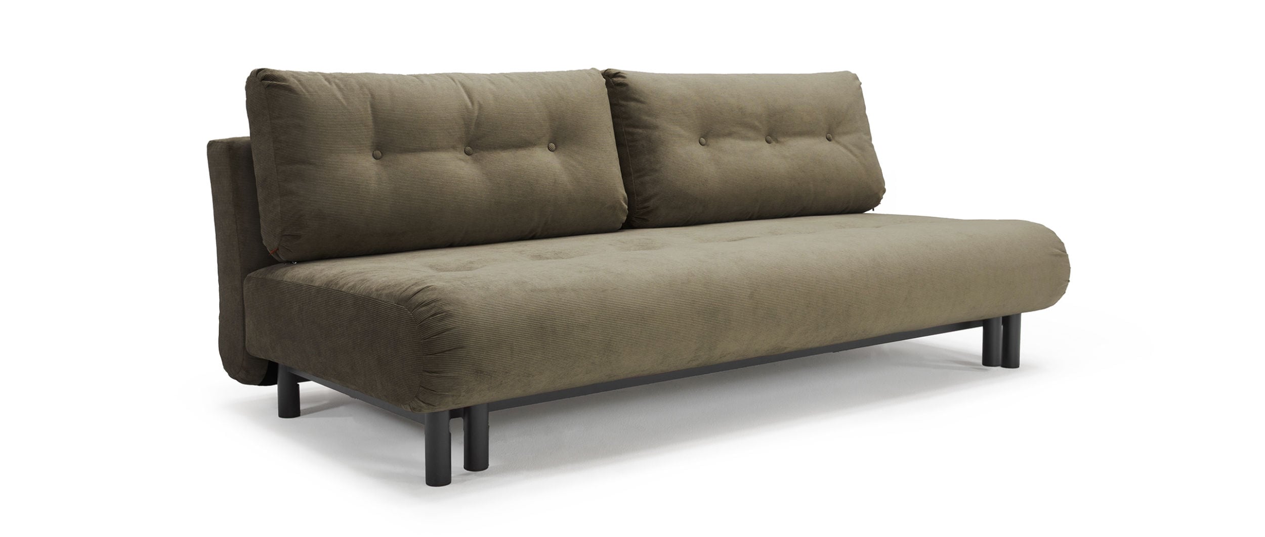 Das NABLI Schlafsofa von Innovation hat grosse Auswahl an Stoffen - hier im regulären Stoff Cordufine Pine Green (316)