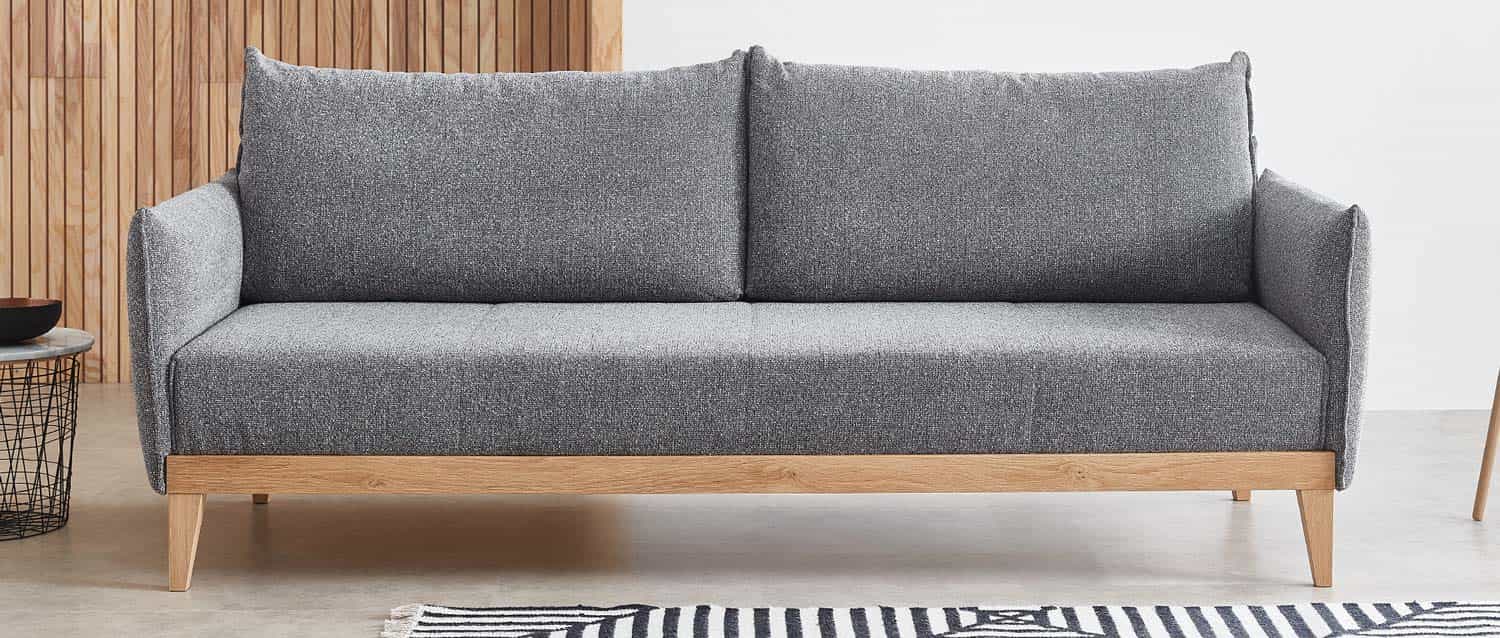 Optional können Sie auch das LINDAU DELUXE Einzelbett als Schlafsofa mit 2 Armlehnen wählen