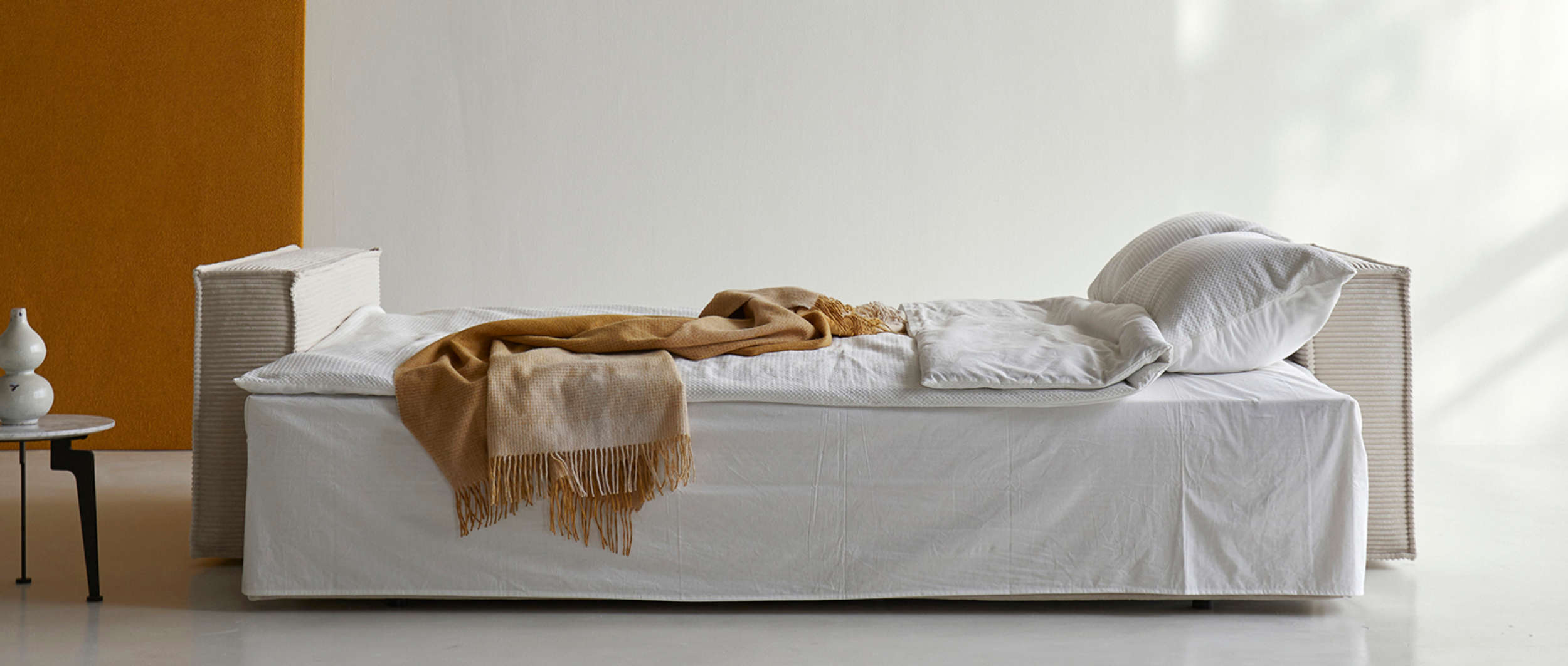 Das ideale Gästebett für Besuch - mit einem Handgriff ausgeklappt
