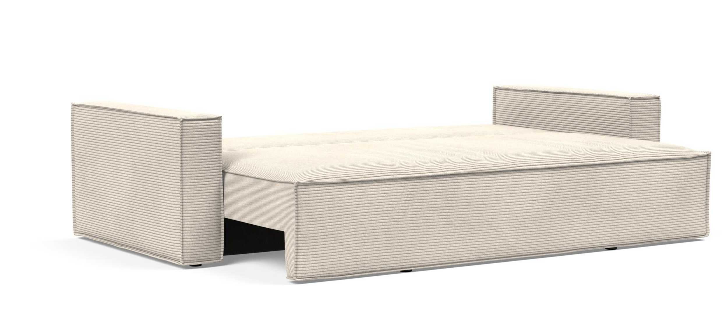 Das Gästebett hat eine Liegefläche von 140x200 cm - für bis zu 2 Personen