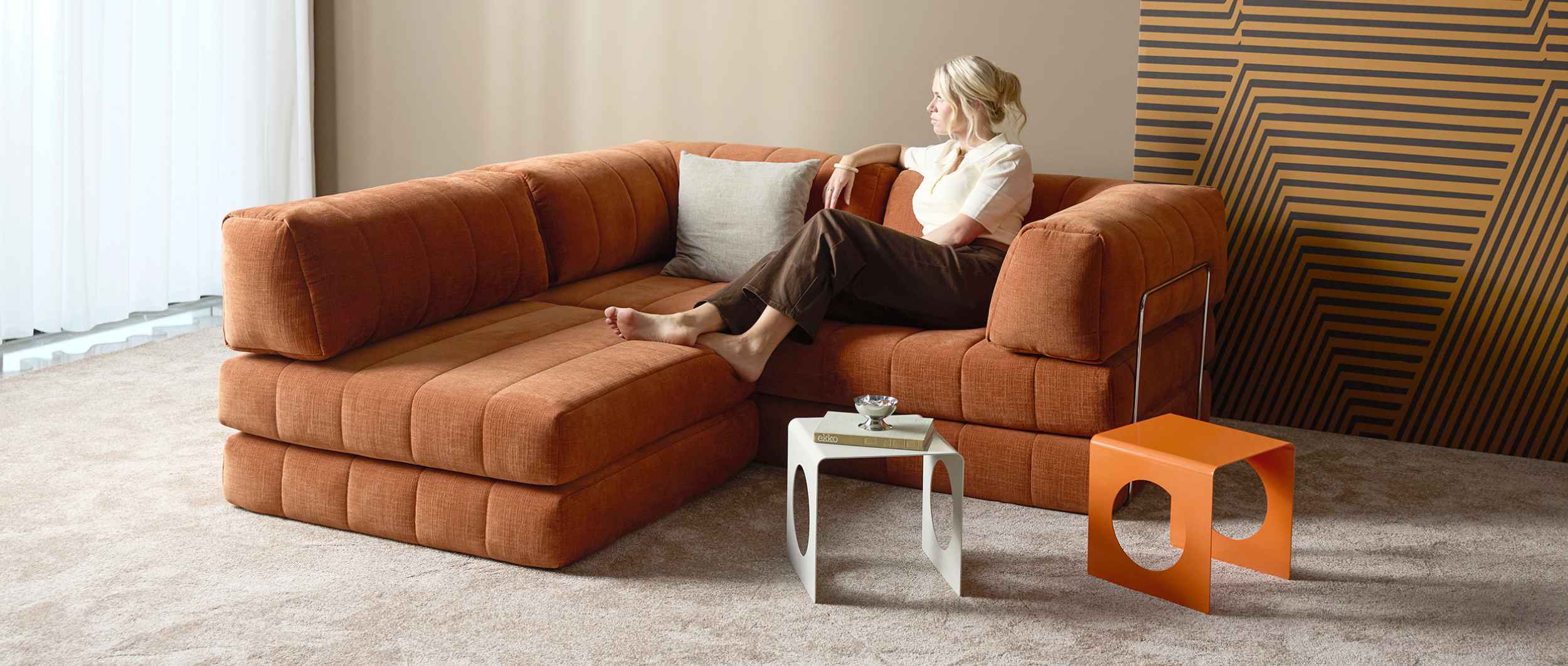 Vielseitiges COZYPAD Schlafsofa XL – modular anpassbar zum komfortablen Ecksofa mit Schlaffunktion