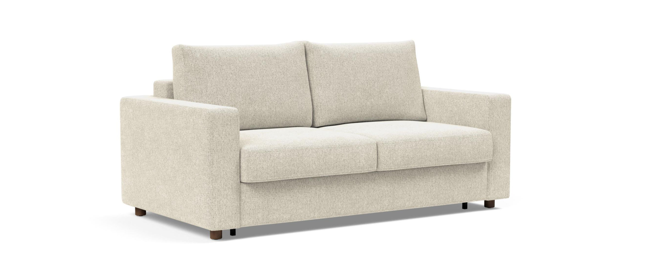 Der NEAH X Schlafsessel von Innovation ist auch als Schlafsofa NEAH ohne Ziernaht in ca. 140 cm oder 160 cm Liegebreite erhältlich