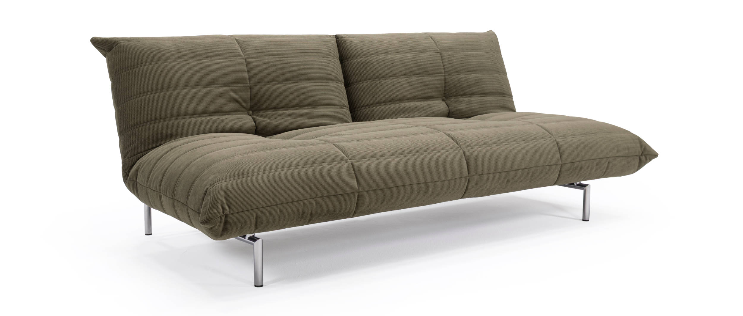 Das Innovation MIKUNJO Schlafsofa ist in vielen Stoffen erhältlich – hier im regulären Stoff Cordufine Pine Green (316)