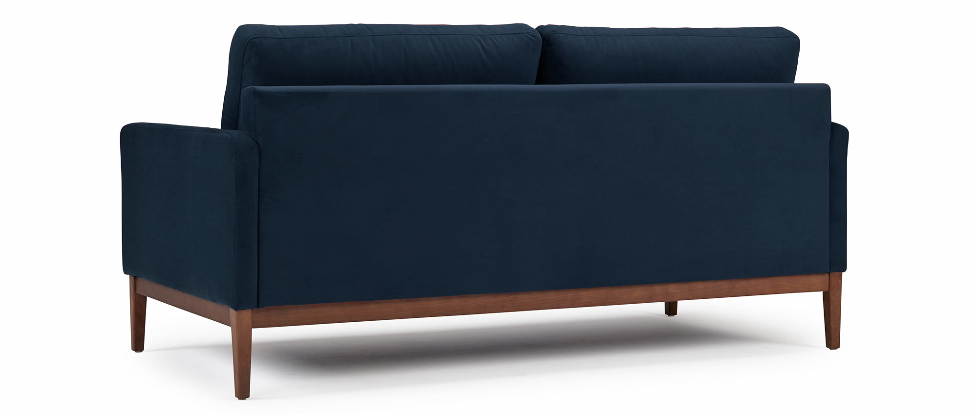 Das Designer Sofa GÖTEBORG ist auch auf der Rückseite in Ihrer Stoff- oder Lederauswahl bezogen
