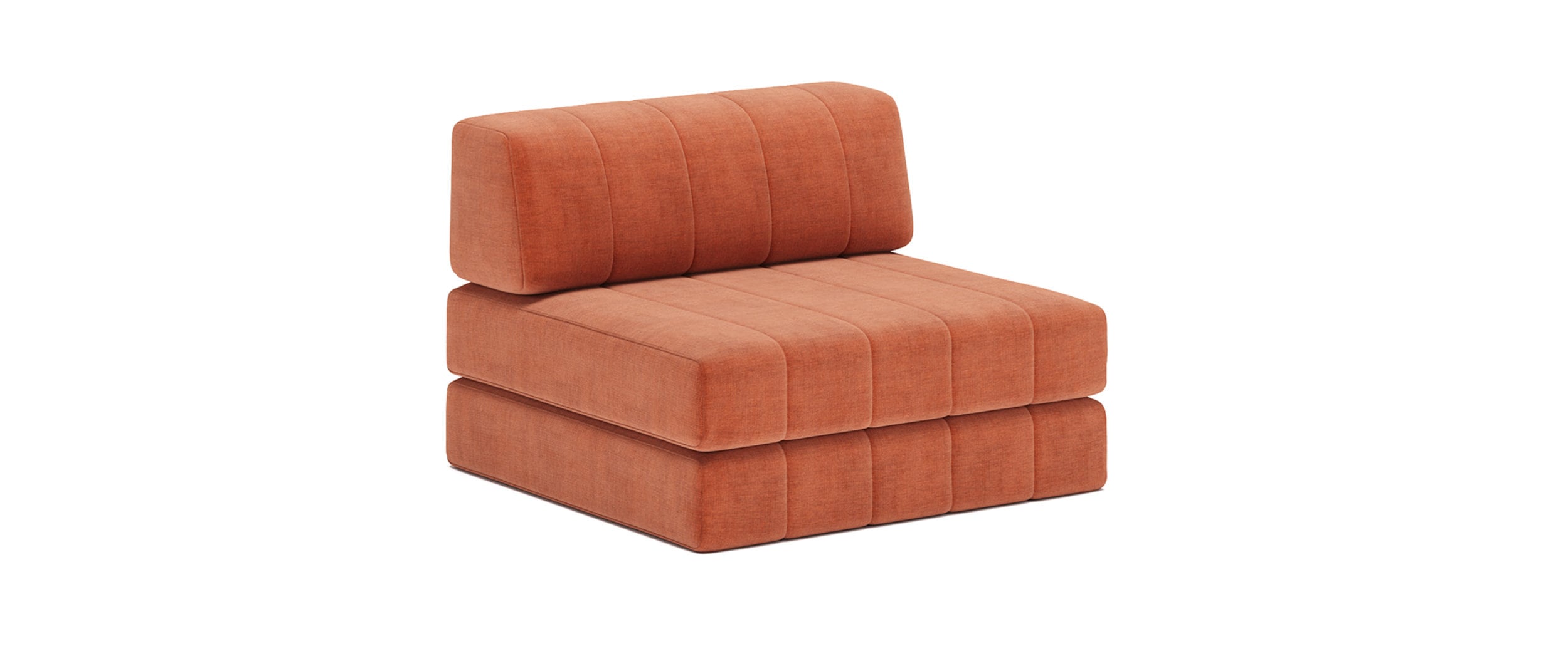 Der COZYPAD Schlafsessel von Innovation im Stoff Esina Rust Orange (412)