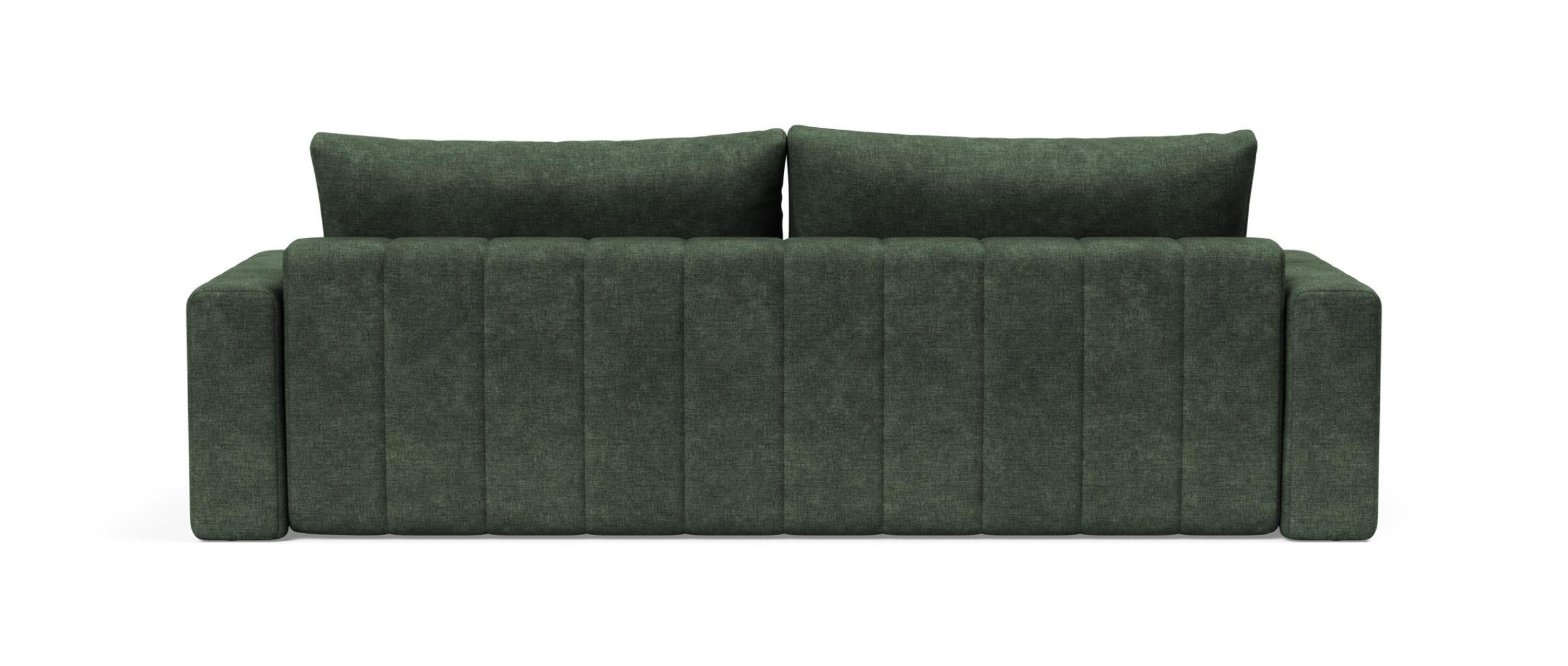 Innovation AKELLO Sofa mit Armlehnen kann auch freistehend im Raum genutzt werden