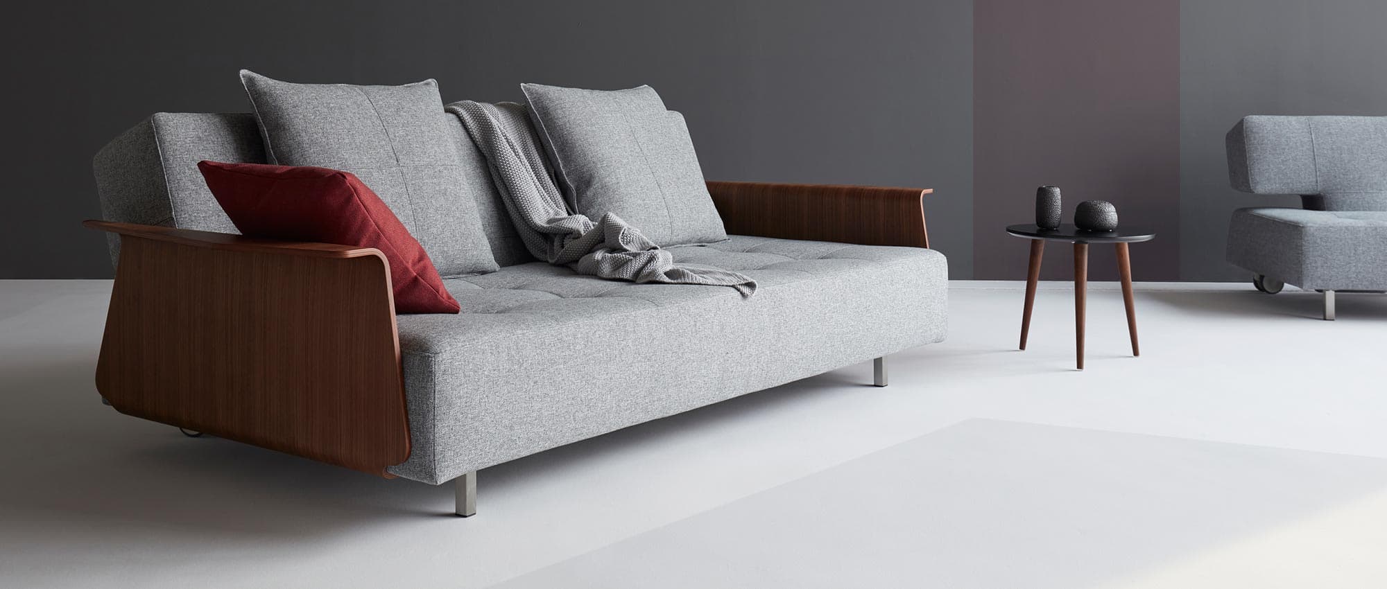 Mit seiner komfortablen Sitztiefe und der weichen Polsterung ist das LONG HORN EXCESS Schlafsofa das ideale Loungesofa