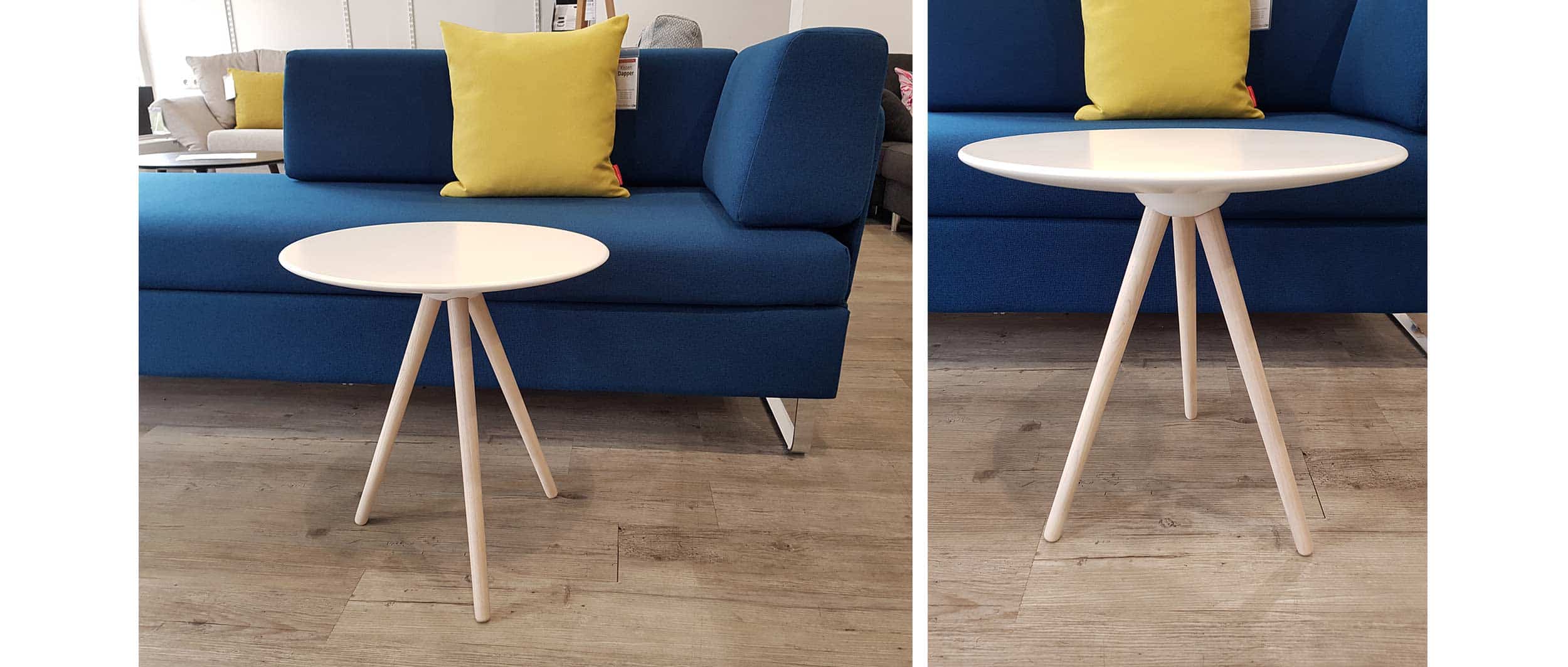 Couchtisch CIRCOE ist perfektes Zubehör für Sessel oder Sofa 