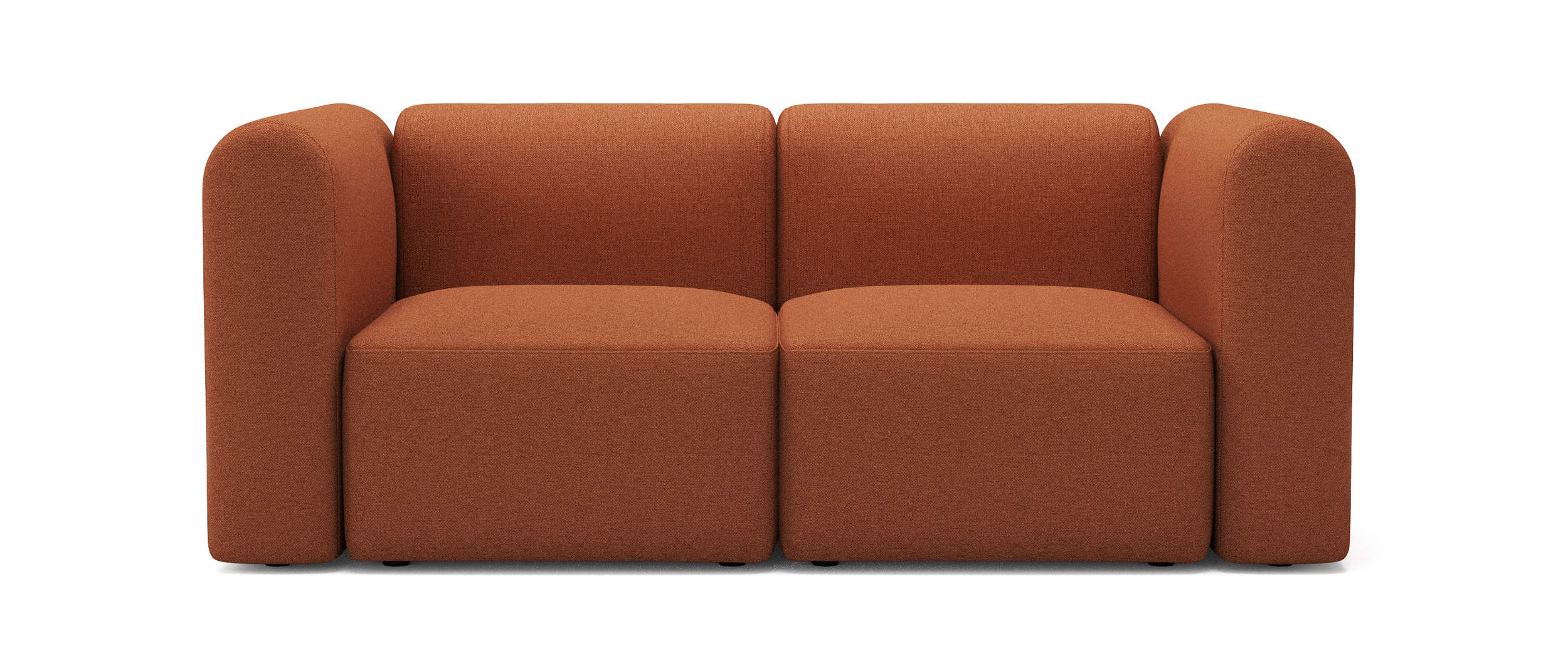RUND 2-Sitzer & 3-Sitzer Sofa - hohe Armlehnen - von Tenksom
