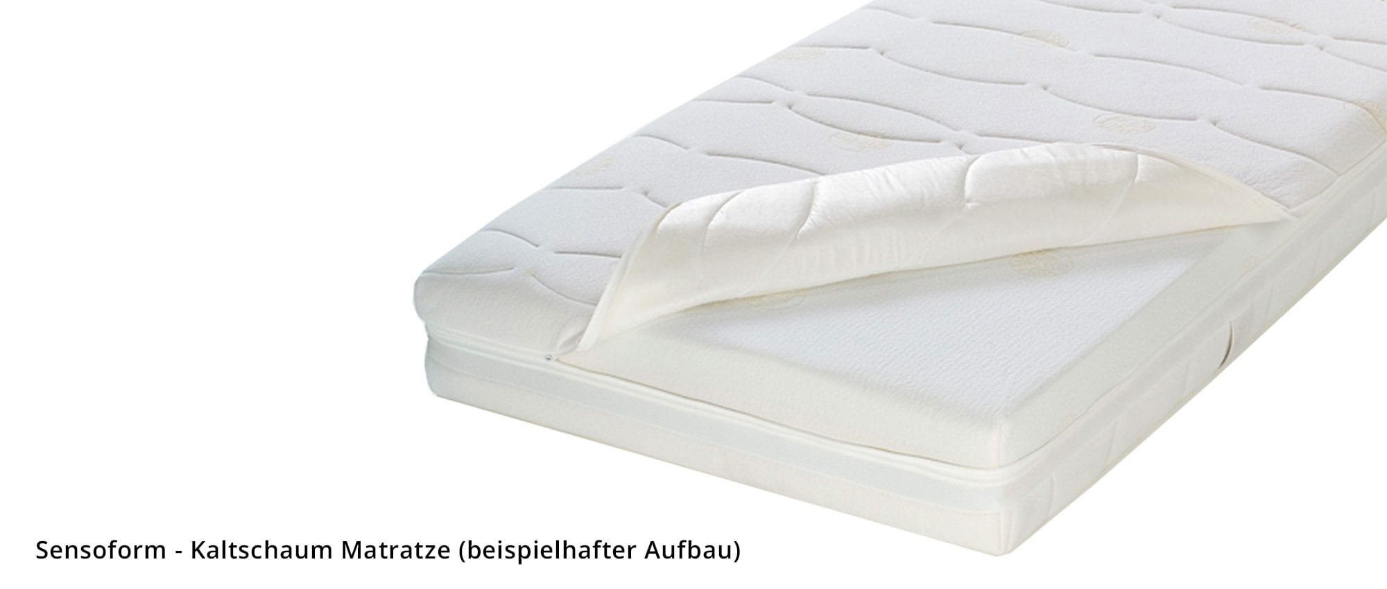Beispielhafte Abbildung der Sensoform - Kaltschaum Matratze