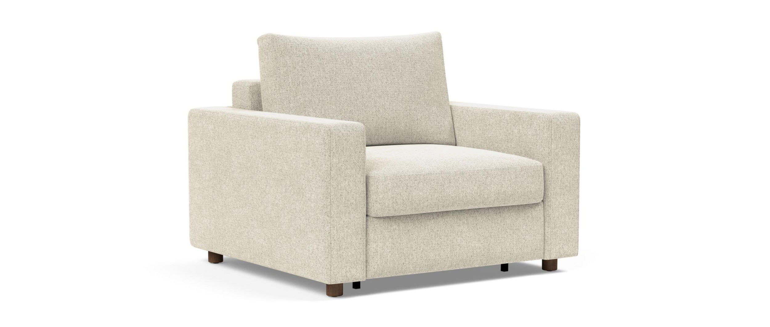 Ergänzen Sie das Innovation NEAH Schlafsofa mit dem NEAH Schlafsessel 80 mit schmalen oder breiten Armlehnen