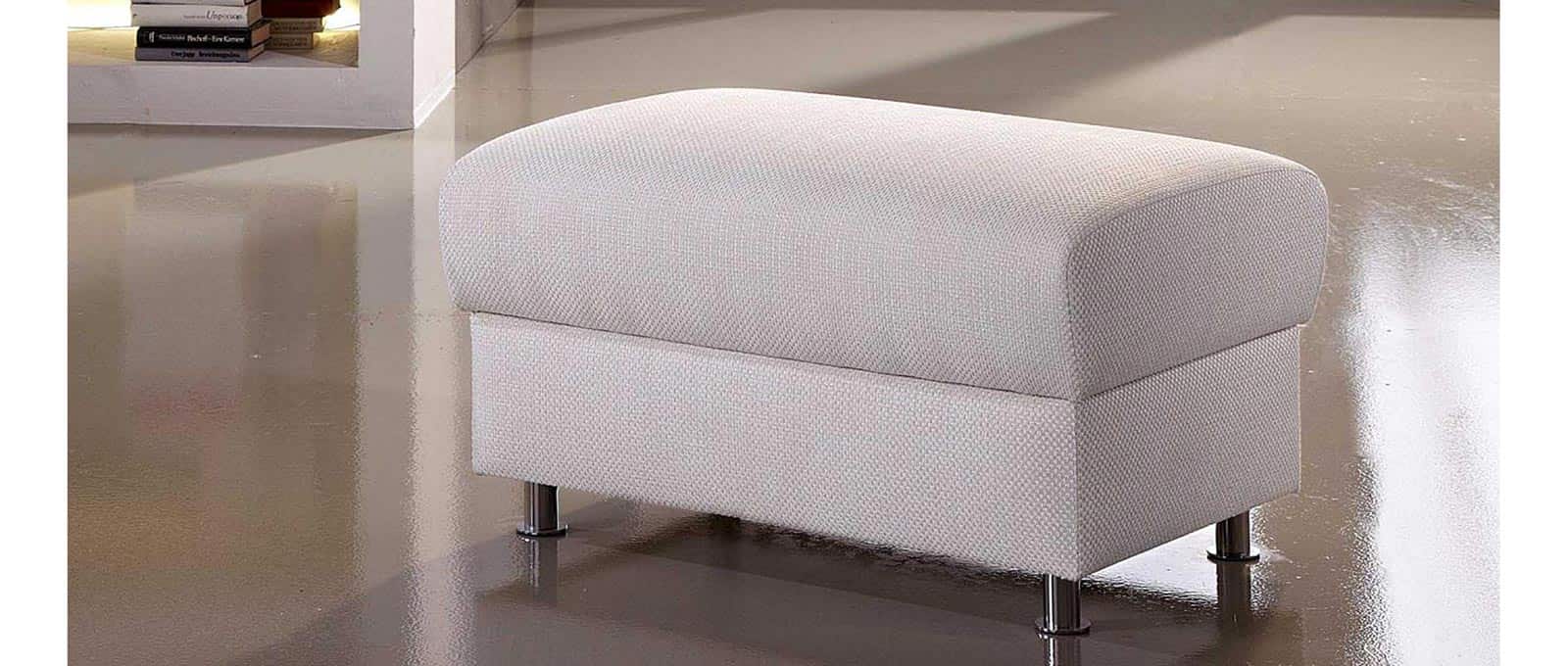 HAMBURG DELUXE Hocker mit Stauraum von sofaplus