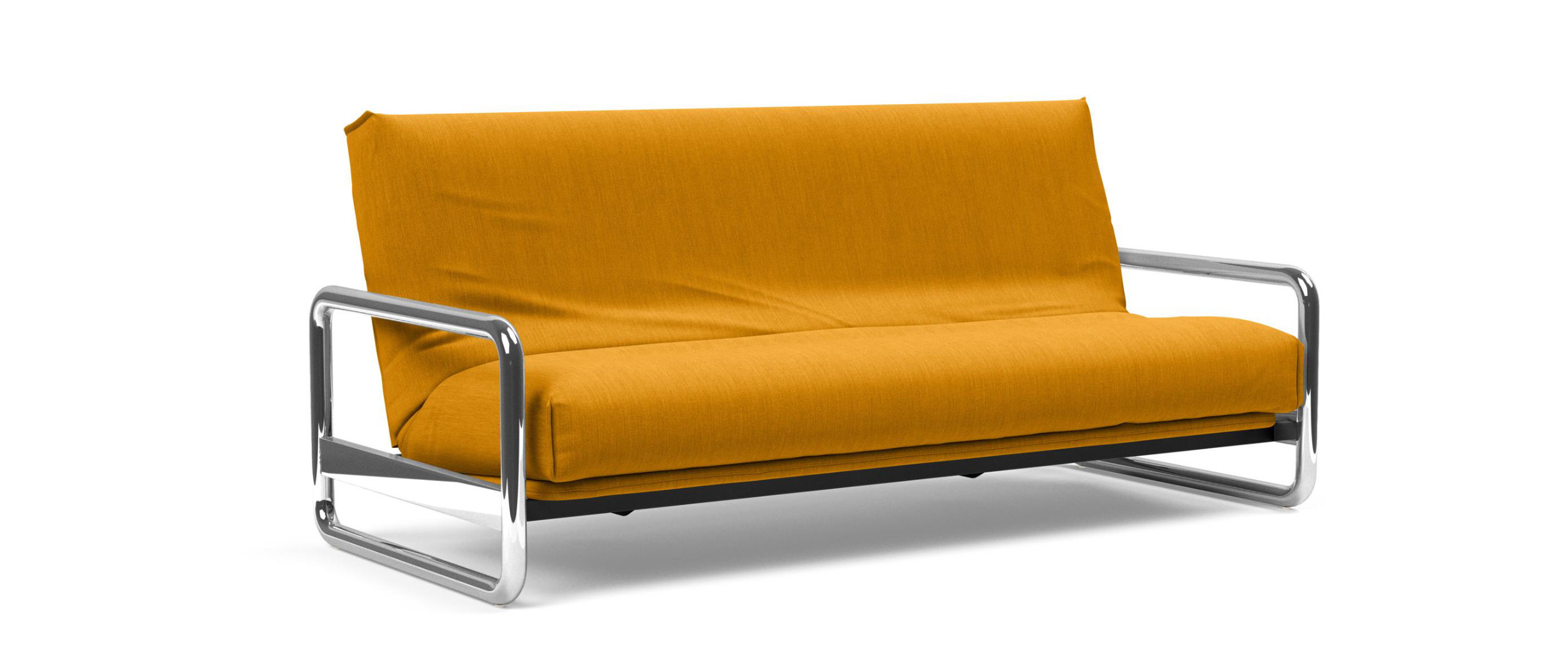 LOMIRA Schlafsofa hier in dem Stoff: Elegance Burned Curry (507)