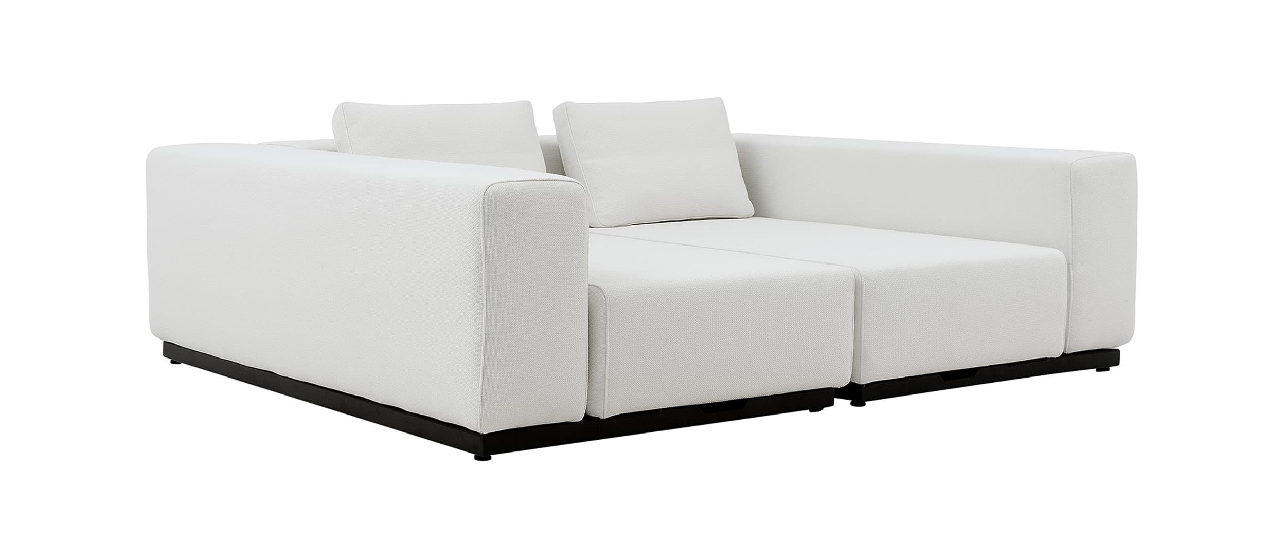 Zwei NEVADA 2 Personen Schlafsofas zu einem Bigsofa kombiniert