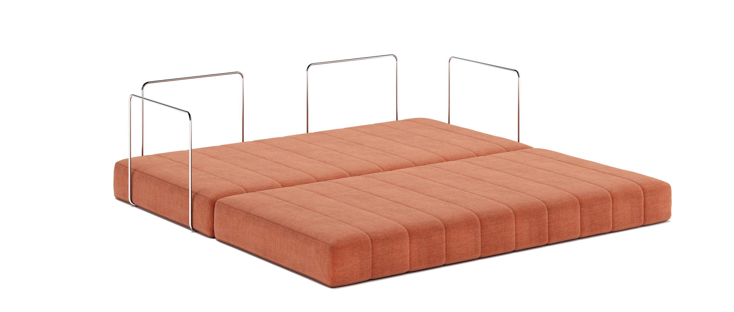 Das modulare COZYPAD Schlafsofa als vollwertiges Doppelbett 