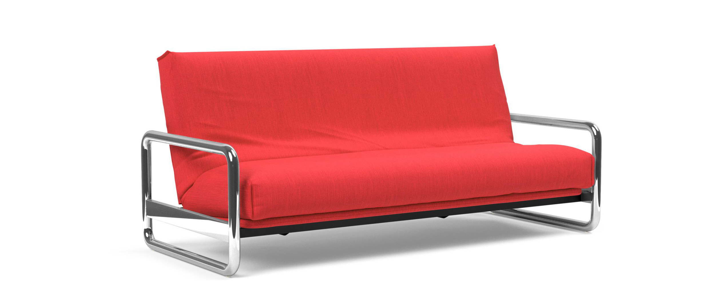 LOMIRA Schlafsofa hier in dem Stoff: Elegance Red (511)
