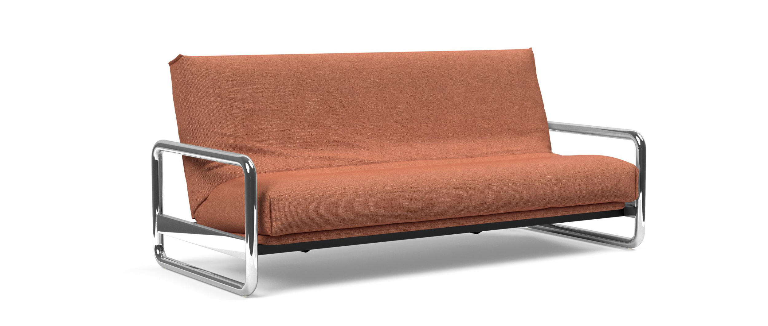 LOMIRA Schlafsofa hier in dem Stoff: Weda Rust (301)