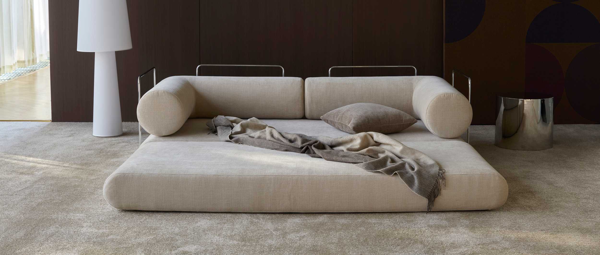 CIRCLUS Design-Schlafsofa mit maximaler Flexibilität: Als zwei Einzelbetten oder großzügige Liegefläche nutzbar 
