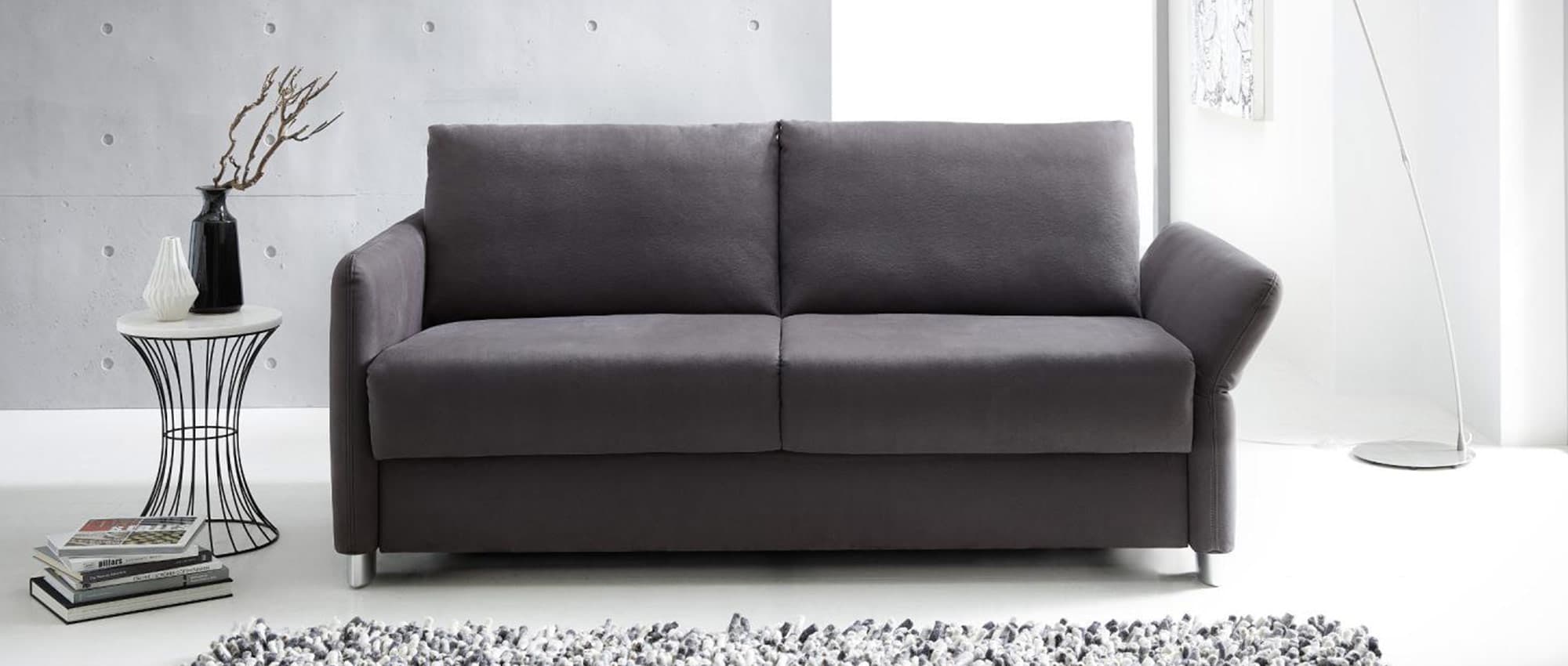TRIER DELUXE Schlafsofa mit klappbare Armlehnen