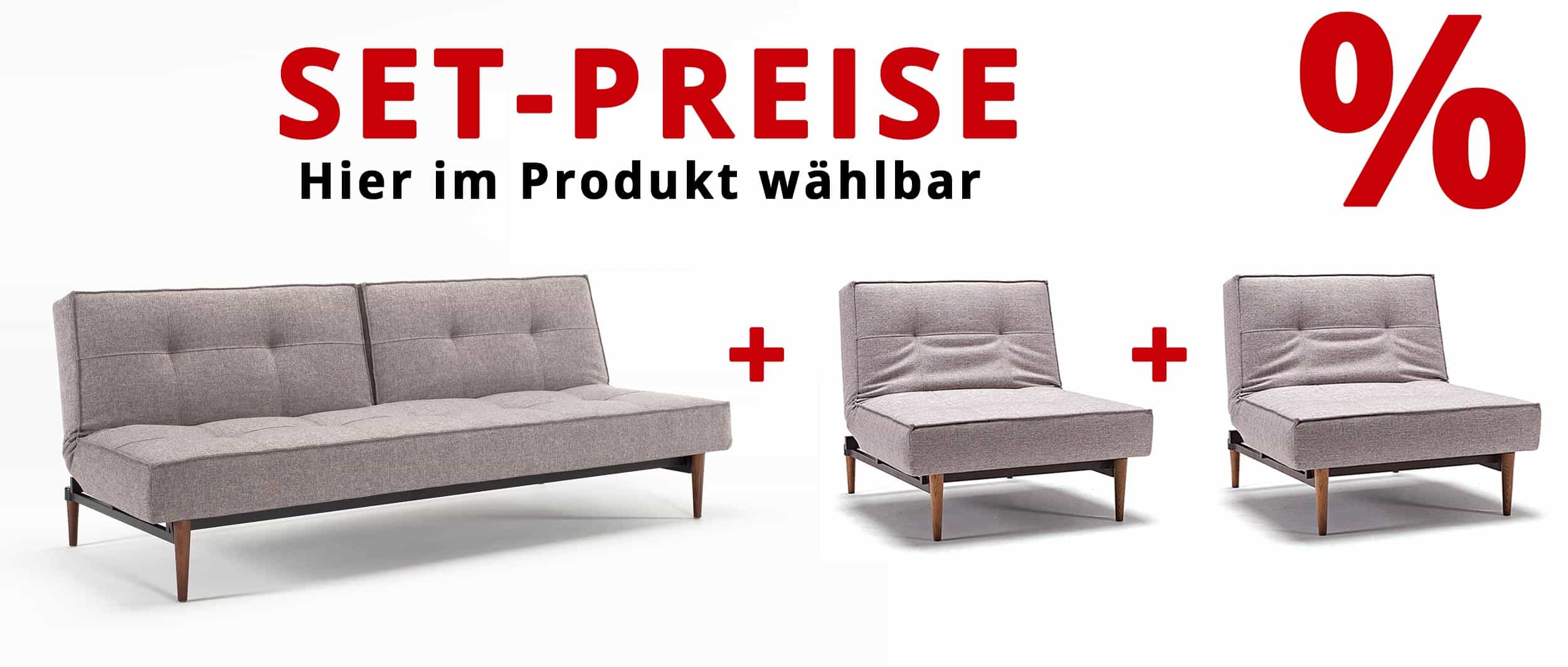 SPLITBACK Sessel zum günstigeren Set-Preis unten gleich mitbestellen