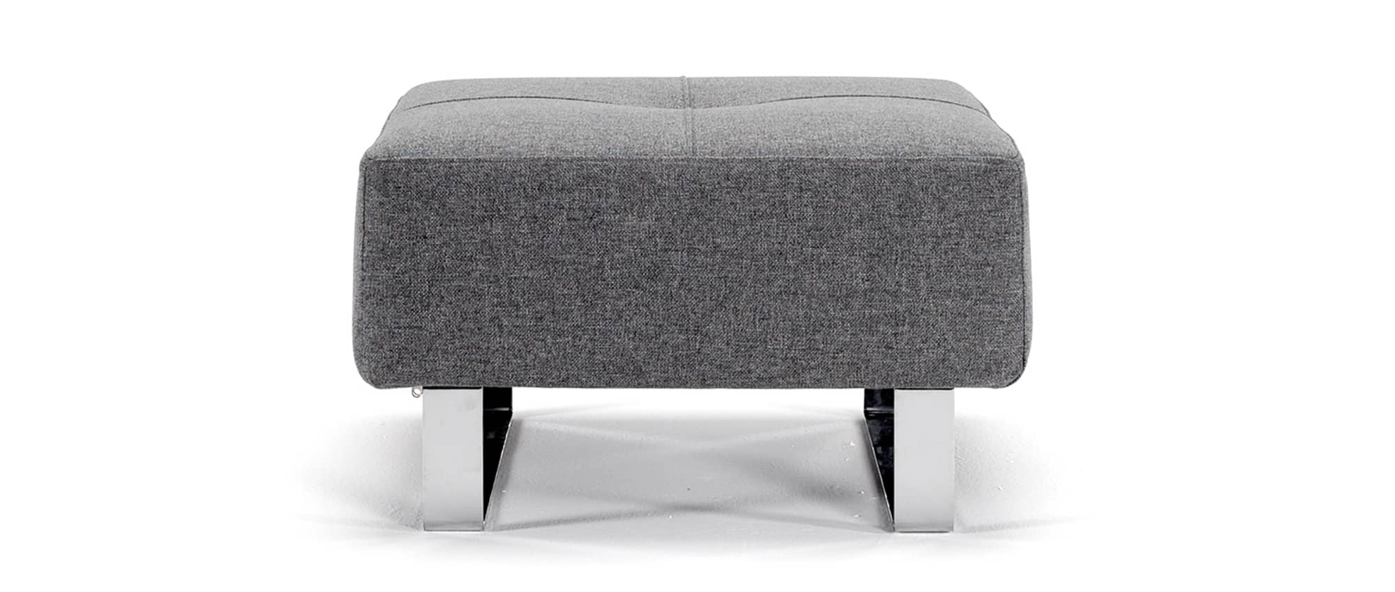Der CASSIUS-, SUPREMAX DELUXE EXCESS Hocker von Innovation im Stoff Twist Charcoal (563)