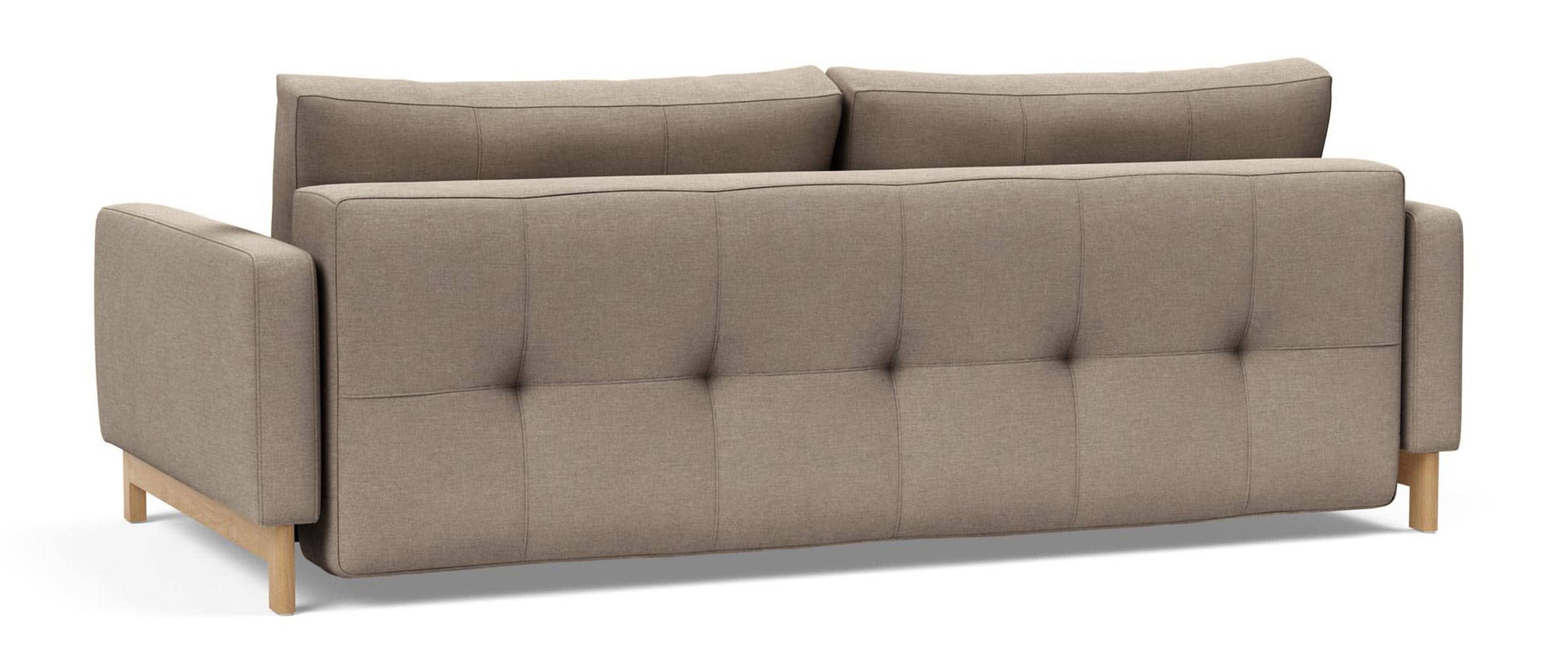 Das skandinavische Schlafsofa PYXIS DELUXE EXCESS LOUNGER besitzt eine versteppte Polsterung auf Sitz und Rücken