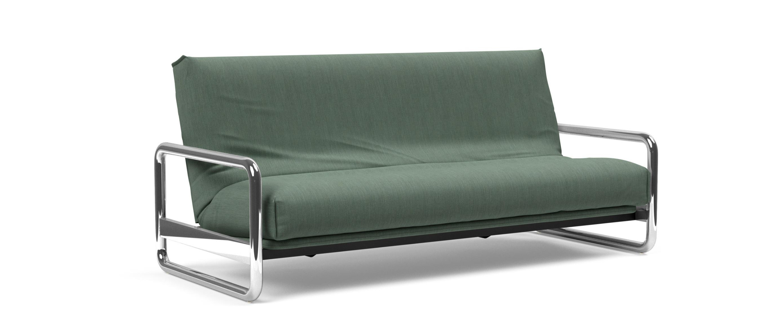 LOMIRA Schlafsofa hier in dem Stoff: Elegance Green (518)