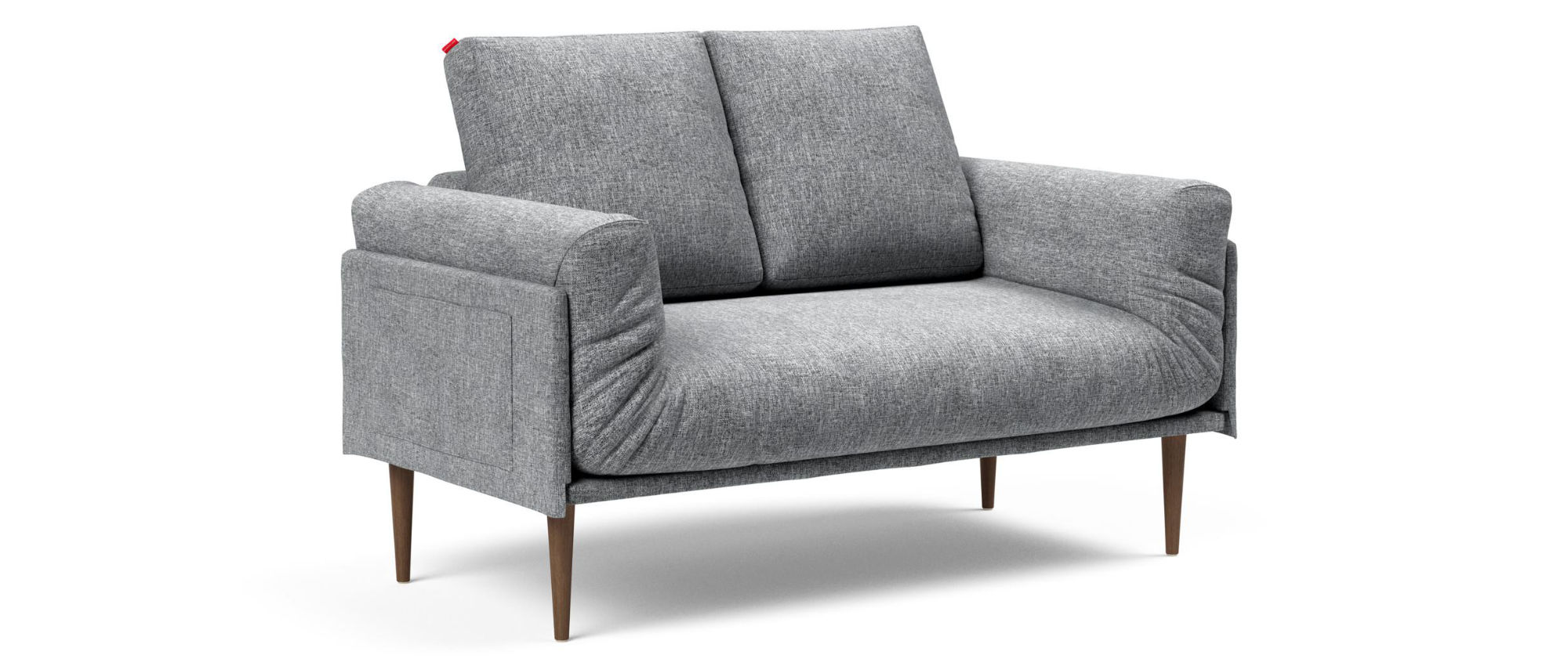 Rollo Klappsofa von Innovation hat beidseitig klappbare Armlehnen