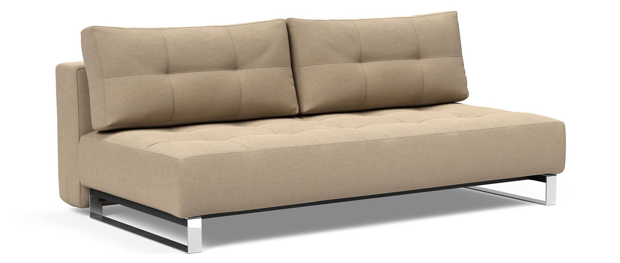 Das SUPREMAX DELUXE EXCESS LOUNGER Schlafsofa von Innovation hier im Stoff Phobos Mocha (587)