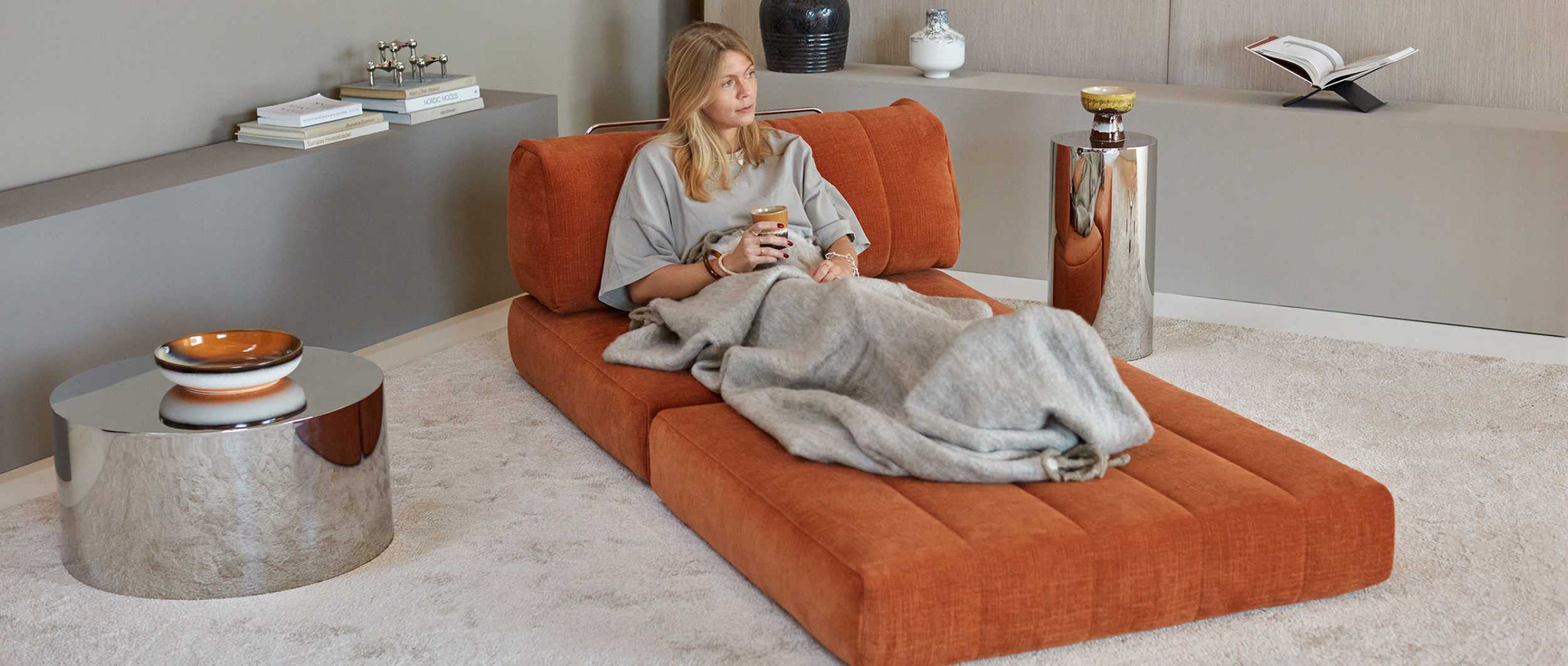 Ob zum Sitzen oder Liegen, der COZYPAD Schlafsessel ist vielseitig einsetzbar