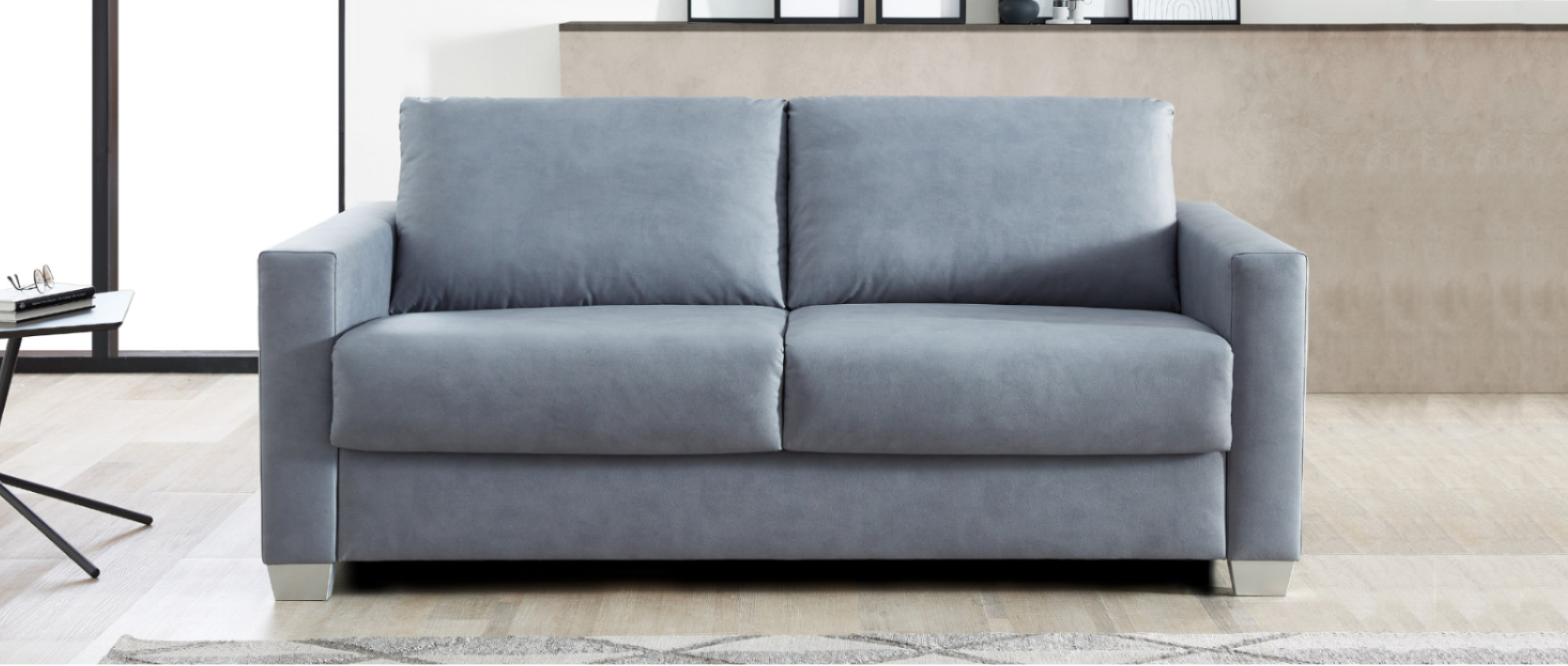 Das TRIER DELUXE Schlafsofa mit integrierter Matratze und Unterfederung