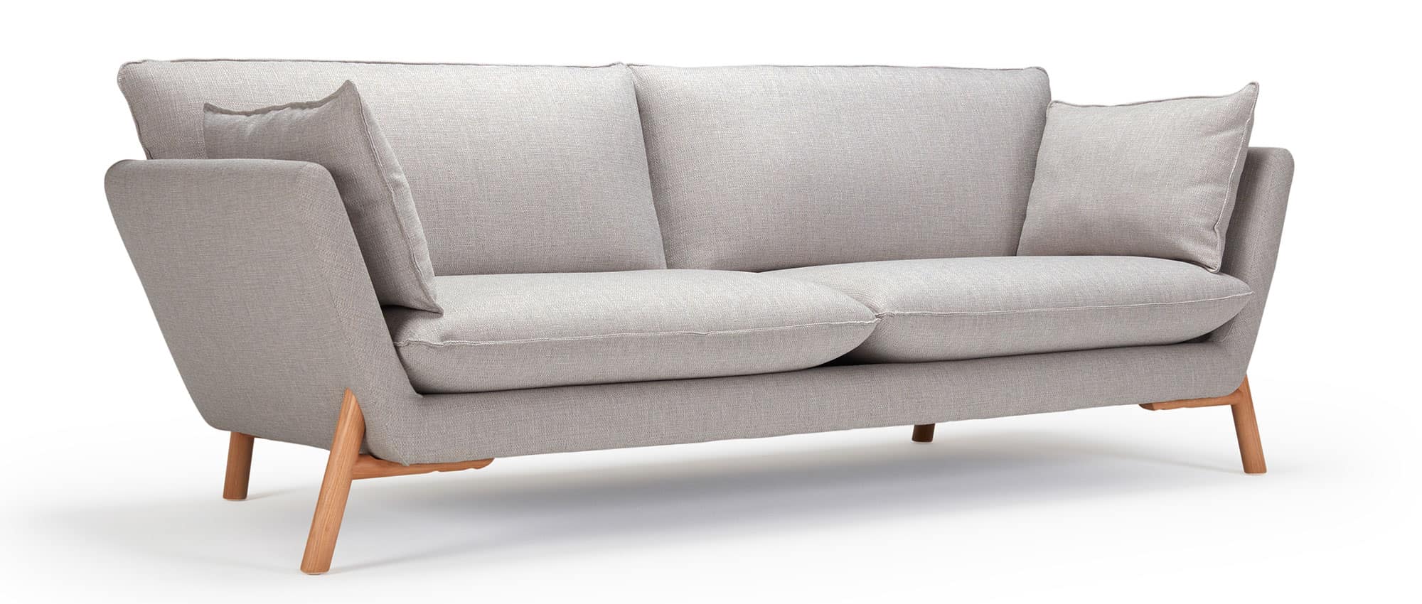 Hier das 3-Sitzer Designer Sofa HALDEN 