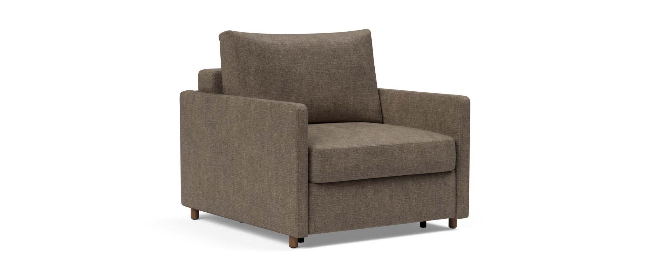 Innovation NEAH Schlafsessel 80 mit schmalen Armlehnen im Stoff Esina Cedar Brown (411)